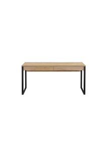 Places of Style Bureau Moid, Computertafel in modern design, Breedte 120/140/160 cm, met metalen poten & lade bureaus beige