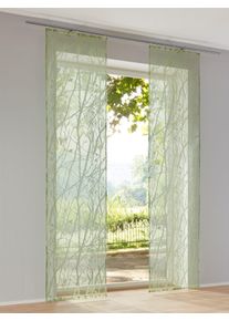 Heine home Paneelgordijn (1 stuk) paneelgordijnen maat 1 groen