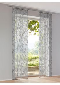 Heine home Paneelgordijn (1 stuk) paneelgordijnen maat 1 grijs