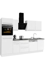 Optifit Keukenblok Bern Breedte 270 cm, optioneel met elektrische apparaten keukenkast series maat - wit