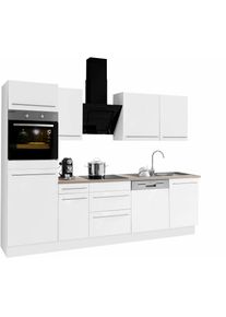 Optifit Keukenblok Bern Breedte 270 cm, optioneel met elektrische apparaten keukenkast series wit