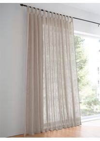 Heine home Gordijn (1 stuk) kant & klaar gordijnen maat 1 bruin