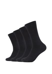 Camano Sokken CA-Soft verstevigd hiel- en teengebied (set, 4 paar) jongens sokken maat 43-46 zwart