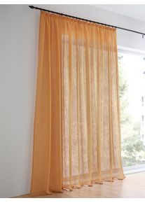 Heine home Gordijn (1 stuk) kant & klaar gordijnen maat 2 geel