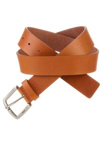 Hugo Leren riem Gordy Sz35 met logo-embossing op de sluiting heren riemen maat 105 bruin