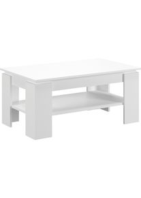 Inosign Salontafel Kalmar, rechthoekig, 100 x 60 cm, 1 Plank Salontafel, bijzettafel, koffietafel, woonkamer tafel, coffee table salontafels