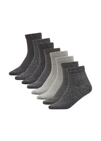 s.Oliver Korte sokken Essentials met onderhoudsvriendelijke materiaalmix (set, 8 paar) unisex sportsokken maat 35 (38) zwart