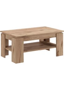 Inosign Salontafel Kalmar, rechthoekig, 100 x 60 cm, 1 Plank Salontafel, bijzettafel, koffietafel, woonkamer tafel, coffee table salontafels