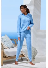 French Connection Tricotbroek zachte, soepele kwaliteit dames pantalons maat 32/34 blauw