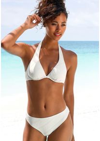 s.Oliver RED LABEL Beachwear Beugelbikini Naila met structuur (set) dames bikini's maat C beige