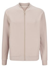 John Devin Sweatvest Van structuur-kwaliteit heren sweatvesten maat L (52/54) beige