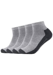 Camano Sportsokken Function met ontlastende half-pluche zool (4 paar) unisex sportsokken maat 39-42 grijs