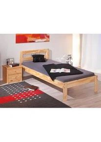 Inter Link Mid.you Bett , Naturfarben , Holz , Kiefer , vollmassiv , 90x200 cm , Schlafzimmer, Komplette Schlafzimmer und Serien, Schlafzimmerserien