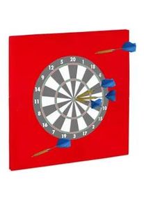Relaxdays Dartscheibe Schutzring , Rot , Textil , 71x3x71 cm , Spielzeug, Sonstiges Spielzeug