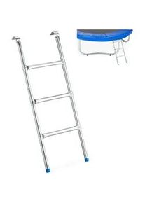 Relaxdays Leiter Trampolin , Silberfarben , Metall, Kunststoff , 38x6 cm , Freizeit & Co, Gartenspielzeug