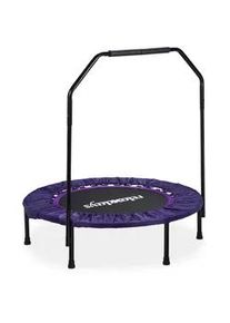 Relaxdays Trampolin , Multicolor , Metall, Kunststoff, Textil , 102x102 cm , Freizeit & Co, Gartenspielzeug