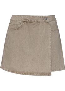 Ragwear Gaulie Denim Hosenrock Damen - Größe 28 - beige