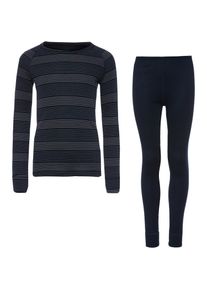 Odlo ACTIVE WARM Wäscheset Kinder - Größe 128 - blau