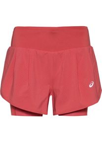asics ROAD 2-N-1 3.5IN Funktionsshorts Damen - Größe M - rosa