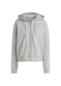Adidas Future Icons 3s Sweatjacke Damen - Größe XS - grau
