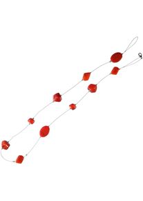 Liedeco Dekokette »Rubin« zur Dekoration von Seitenschals in rot, Größe B/H/L: 80 cm