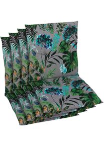 GO-DE Sitzauflage Maße ca.: 48 cm x 98 cm x 5 cm in bunt, Größe B/H/T: 48 cm x 5 cm x 98 cm