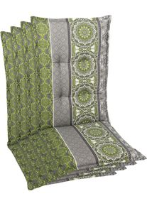 GO-DE Hochlehnerauflage in verschiedenen Ausführungen in grün, Größe B/H/T: 50 cm x 120 cm