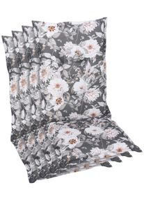 GO-DE Hochlehnerauflage 120x52 cm in grau, Größe B/H/T: 52 cm x 9 cm x 120 cm