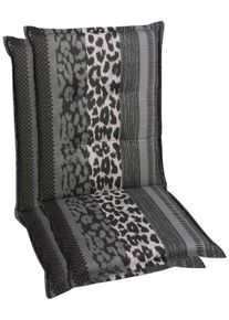 GO-DE Sesselauflage »Sesselauflage mittel« in grau, Größe B/H/T: 50 cm x 108 cm x 48 cm