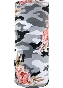 Zan Headgear Motley Tube SF Flora Urban Camo, multifunctional he , color: Black/Grey/White , size: One Size