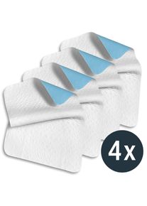 Sleezzz Vital waterproof absorbent fleece mattress topper, 75 x 90 cm, to protect the mattress in a 4-pack