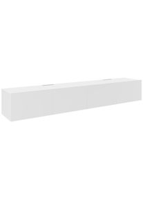 Hom&acute;in Hom`in Lowboard, Wei&szlig;, Holzwerkstoff, 240x36.7x45 cm, Typenauswahl, h&auml;ngend, in verschiedenen Gr&ouml;&szlig;en erh&auml;ltlich, Wohnzimmer, TV M&ouml;bel, Lowboards, Lowboards h&auml;ngend