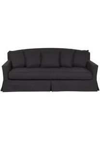 Beliani 3-Sitzer-Sofa Polyester Schwarz Gilja , Textil , 212x89x107 cm , Wohnzimmer, Sofas & Couches, Sofas, 3-Sitzer Sofas