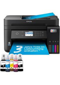 Epson , Tintenstrahldrucker »EcoTank ET-3850« , schwarz , Beidseitiger Druck, LC-Display