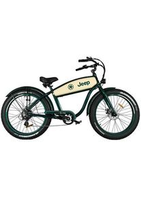 Jeep Cruise E-Bike CR 7004 (2022) | grün/beige | 26" | 46 cm | < 100 km
