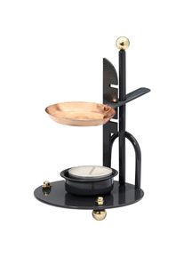 Räucherwerkbrenner , Graphitfarben, Goldfarben, Kupferfarben , Metall , Dekoration, Raumdüfte, Räucherwerk