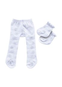 Heless Doll Tights with Socks - Snowflakes 35-45 cm