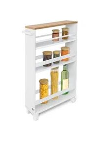 BOMOE Nischenwagen Hylla 50/79 cm Eiche , Eichefarben , Metall , 15x79x50 cm , Esszimmer, Servierwagen