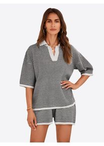 Imily Bela Nohavicov&yacute; kost&yacute;m Ženy svetlosiv&aacute; / čierna 44