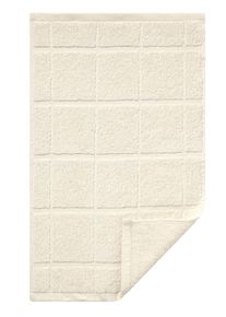 wäschepur unisex Handdoek in ecru ,maat 50x100 cm - Handdoek, Witt, 100% Katoen