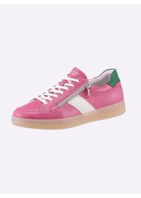 Remonte Damen Sneaker mit wechselbarem Fußbett in pink ,Größe 37, Witt, 90% Glattleder, 10% Synthetik