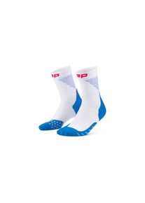 CEP Damen Core Run Edt. Vertical Mid Cut Socks weiß