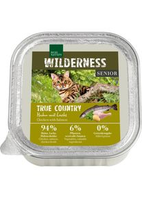 REAL NATURE Echte Natuur Wilderness natvoer kat, senior Kip met Zalm 16x100 g