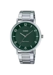 Casio, Armbanduhr, Herrenuhr MINIMAL Silberfarben (Ø 40 mm), Silber, (40 mm)