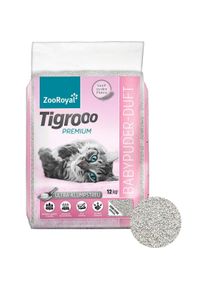 ZooRoyal Tigrooo Babypuderduft (Klumpend, 12 kg), Katzenstreu