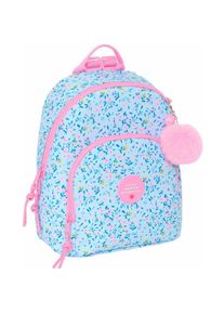 Vicky Martín Berrocal, Kindergartentasche, Lässiger Rucksack Paraíso Rosa Hellblau 25 x 30 x 13 cm, Rosa