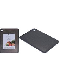 Fs-Star Schneidebrett 23x16cm schwarz, Schneidebrett, Schwarz