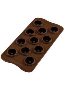 Silikomart Choco Crown, Backform, Braun