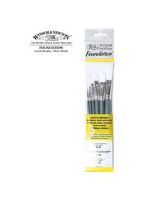 Winsor & Newton Winsor & Newton, Pinsel, AC SHORT No. 7 Rnd 3. 6, Filb 3, 6, Flat 10, 14 SH