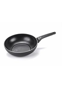 Moneta 0005554328 Pfanne Wok-/Bratpfanne Rund, Pfanne + Kochtopf, Schwarz